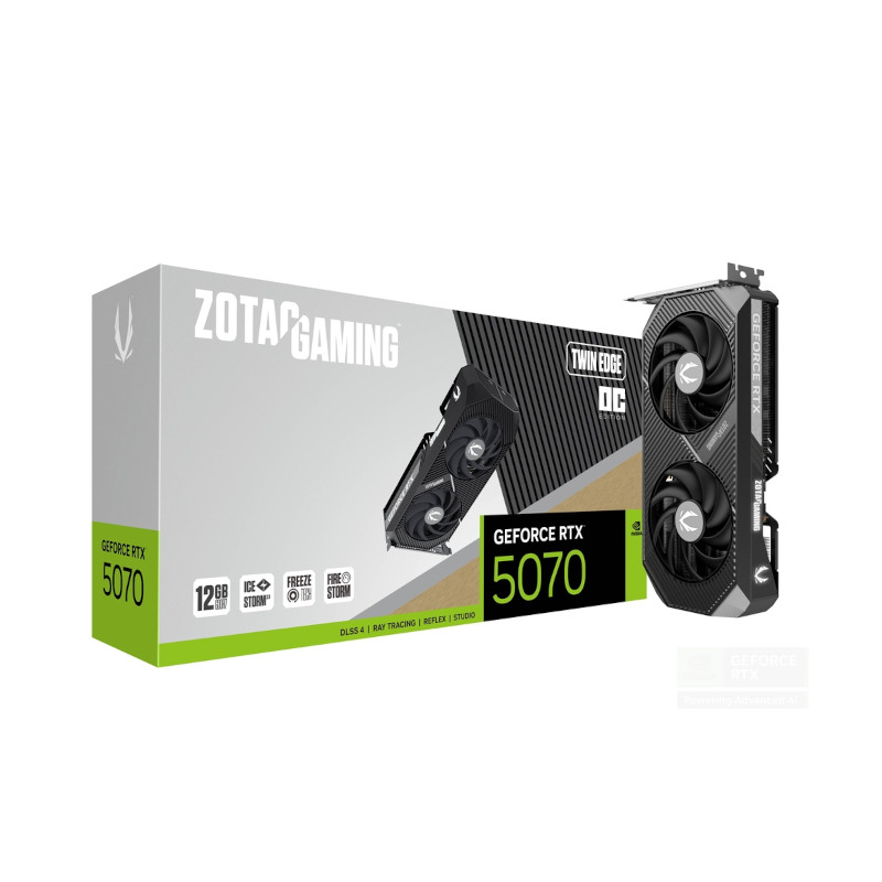 ZOTAC GAMING GeForce RTX 5070 Twin Edge OC 12GB GDDR7 Graphics Card