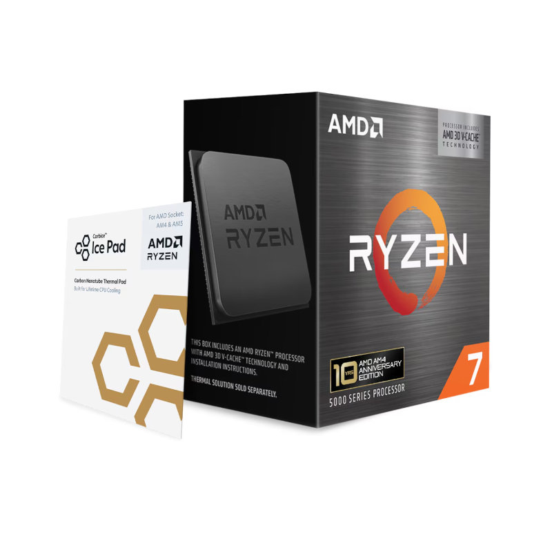 AMD Ryzen 7 5800X3D 10th Anniversary Edition Desktop Gaming Processor