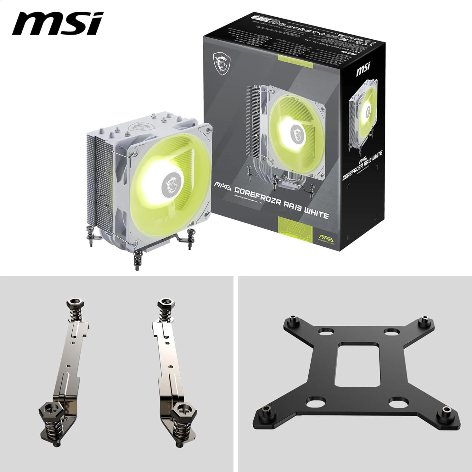 MSI MAG CoreFrozr AA13 White ARGB CPU Air Cooler