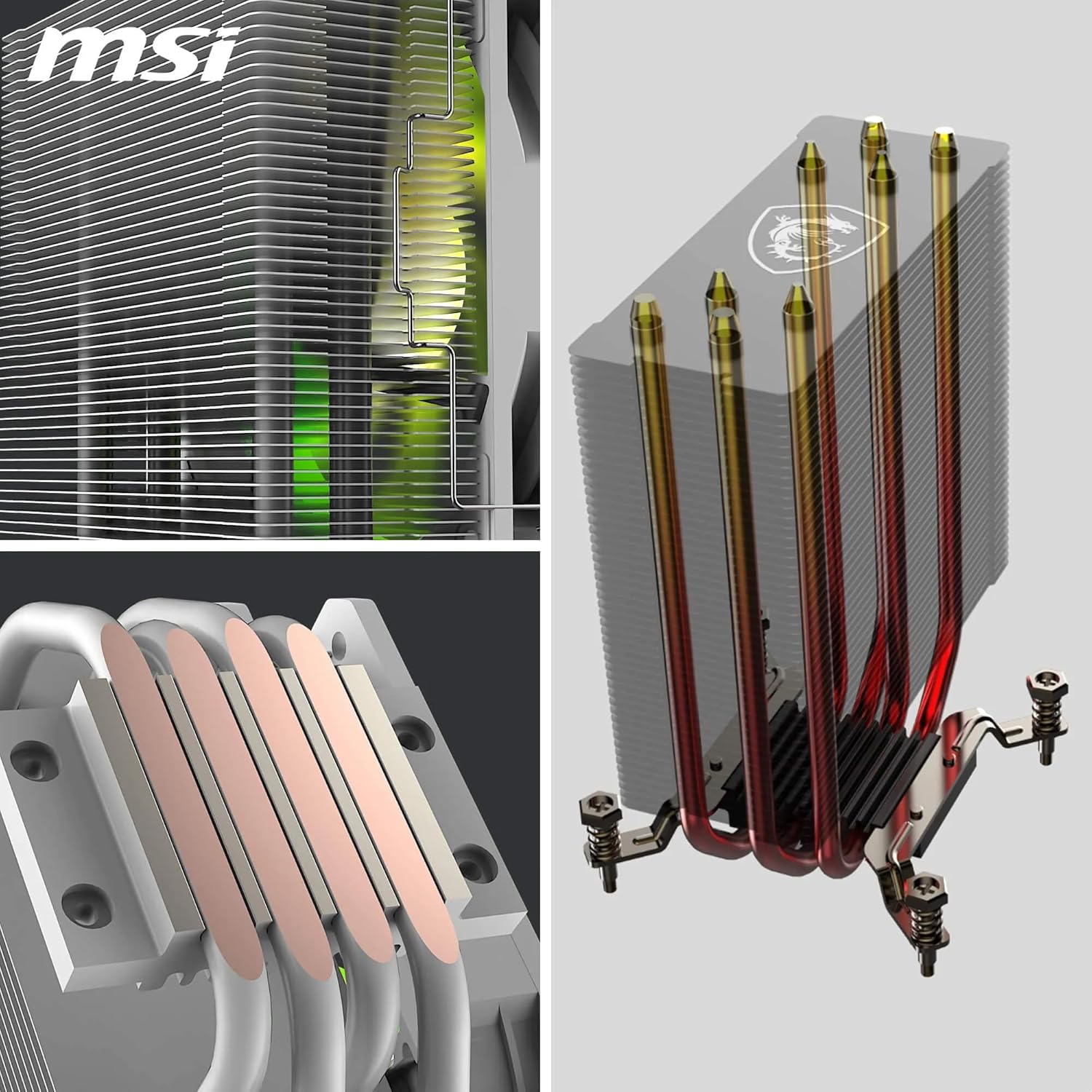 MSI MAG CoreFrozr AA13 White ARGB CPU Air Cooler