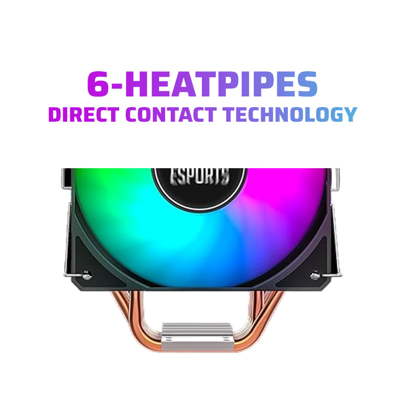 Ant Esports ICE-C612 Digital ARGB CPU Air Cooler
