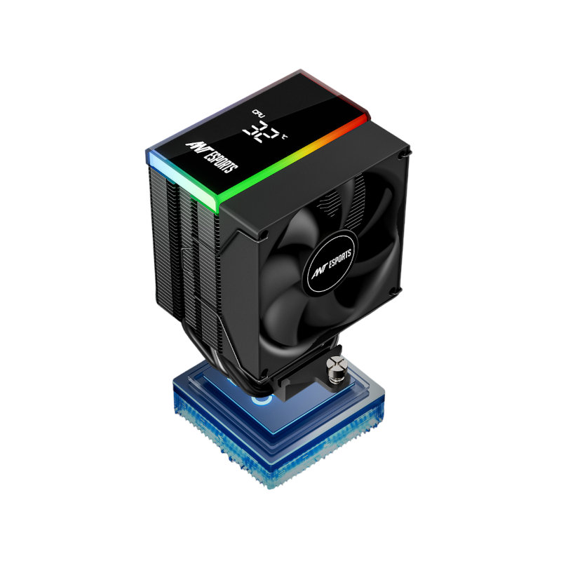 Ant Esports V4 Digital ARGB CPU Air Cooler (Black)