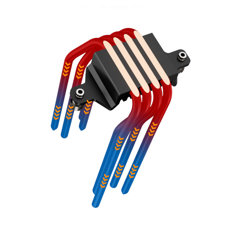 Ant Esports V4 Digital ARGB CPU Air Cooler (Black)