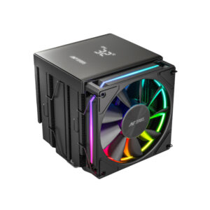 Ant Esports V8 Digital ARGB Dual Tower CPU Air Cooler (Black)